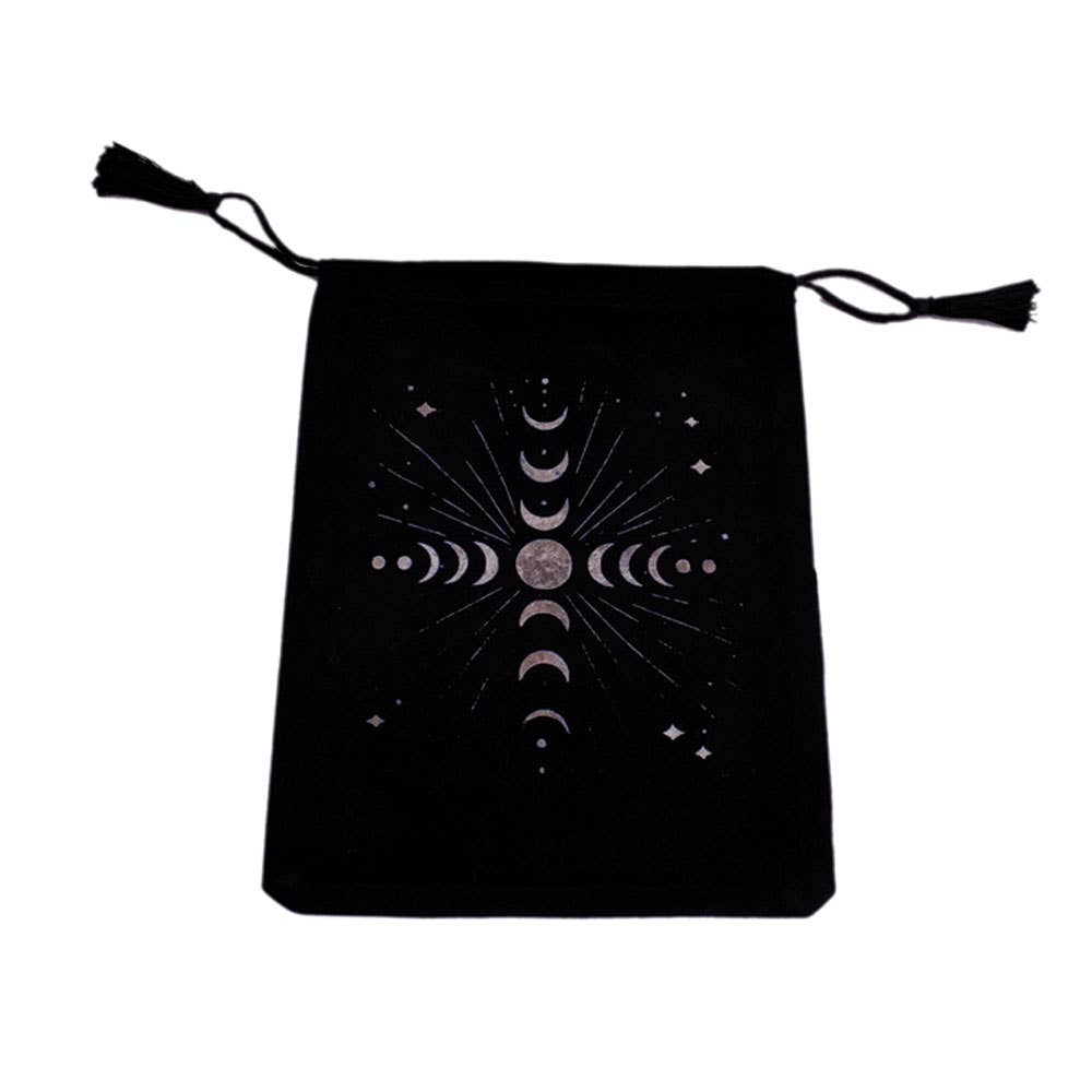 Lunar Cycle Velvet Bag