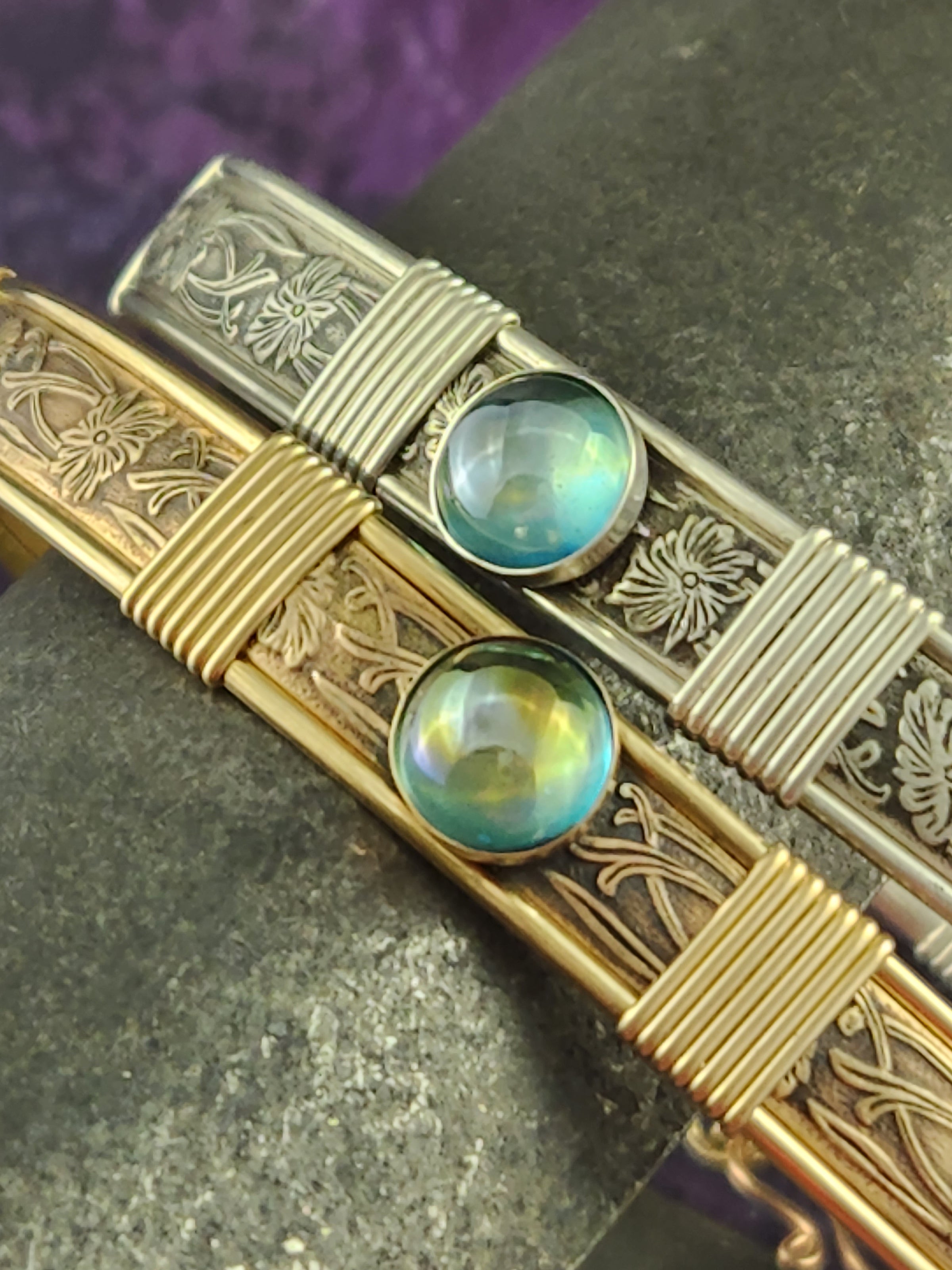 ARTISAN JEWELRY CLASS - TIMELESS Gemstone Cuff with Precious Metal Accents, Dec 13, Studio Navarri, Knoxville, TN