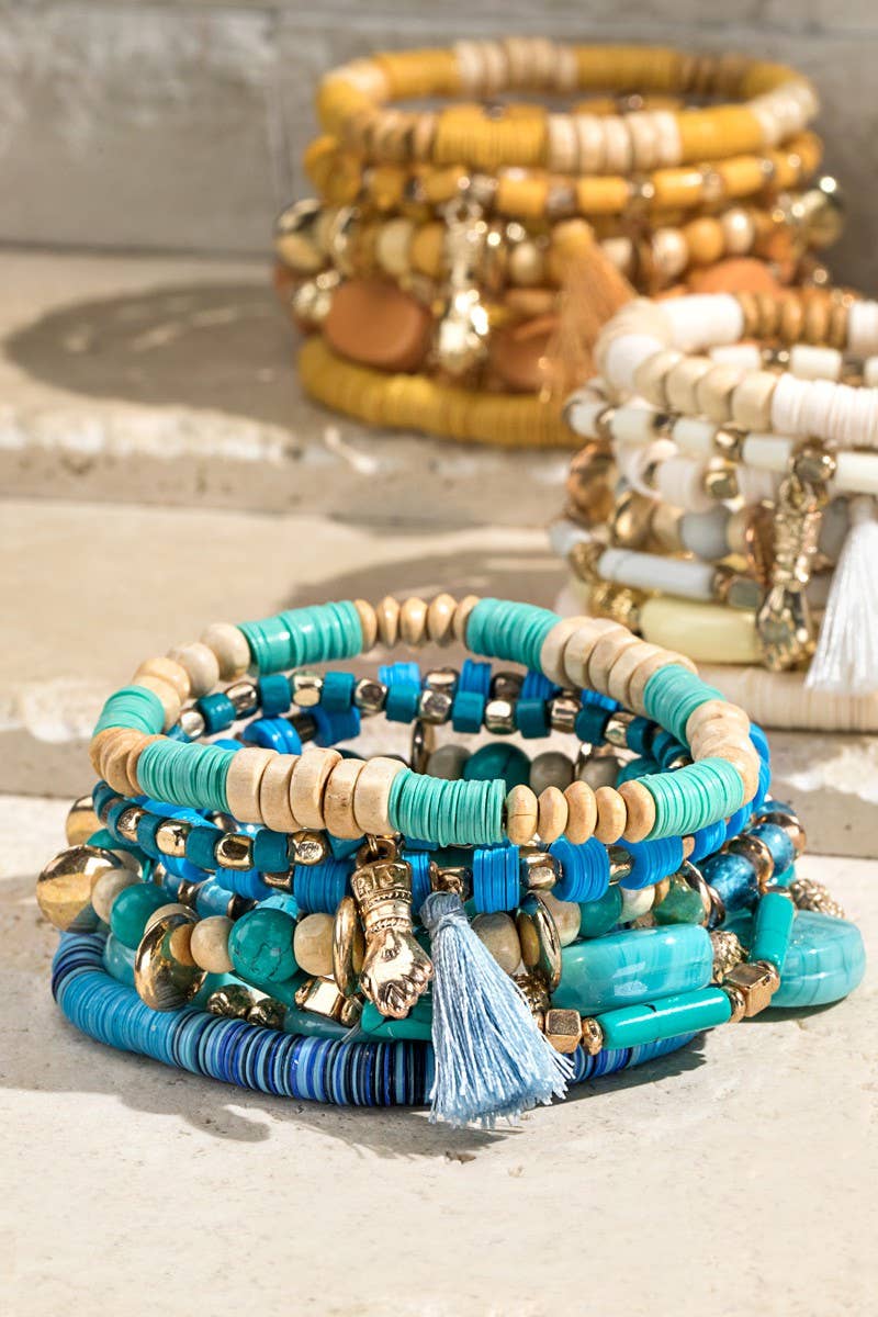 Stretch Bracelets, Charms & Beads