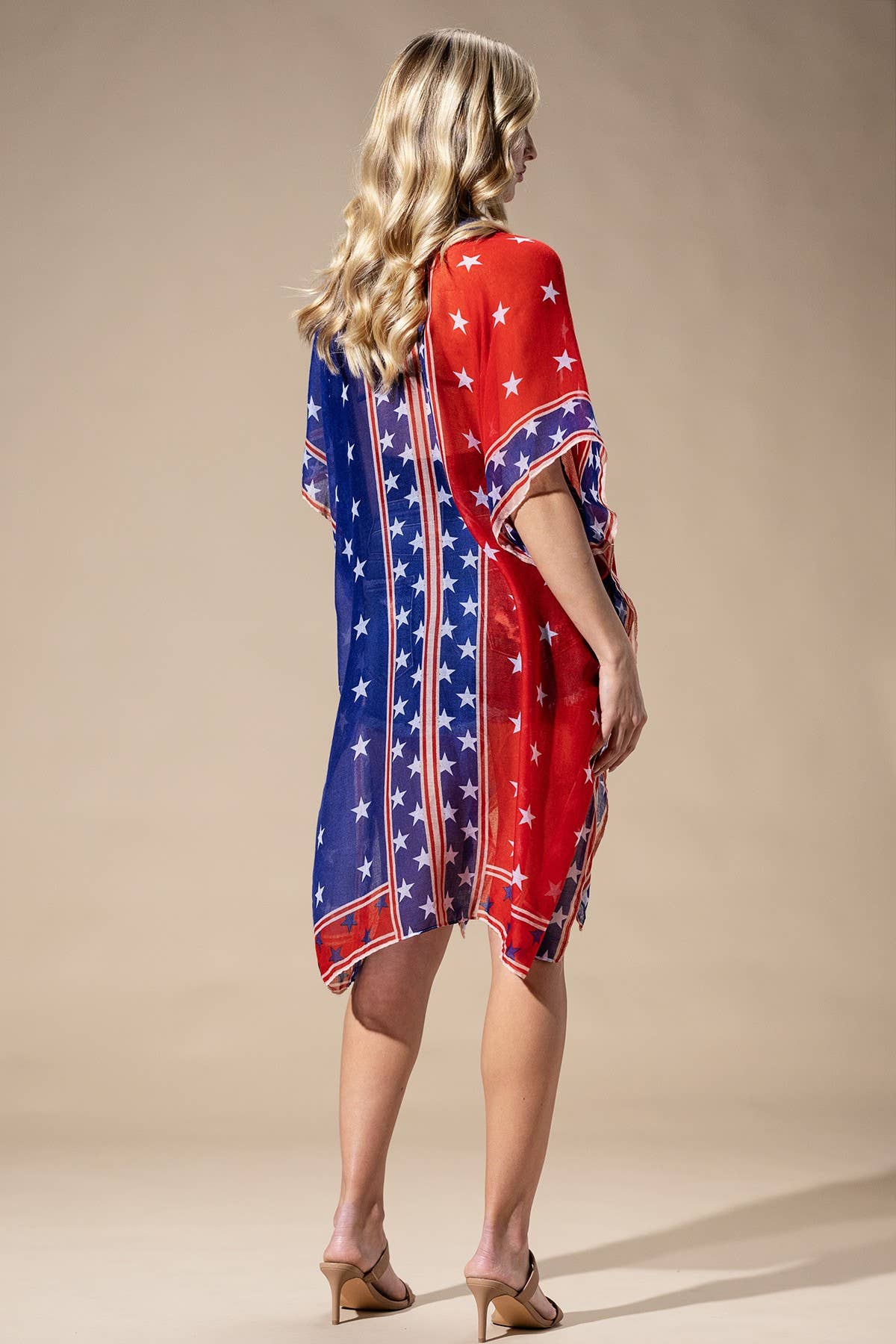 AMERICAN FLAG KIMONO