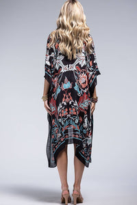 LEAF AND FLOWER KIMONO
