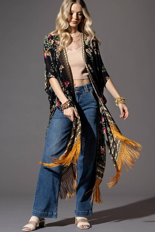 GALLIA FLORAL KIMONO