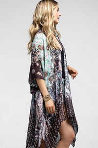 MINT CHOCOLATE KIMONO