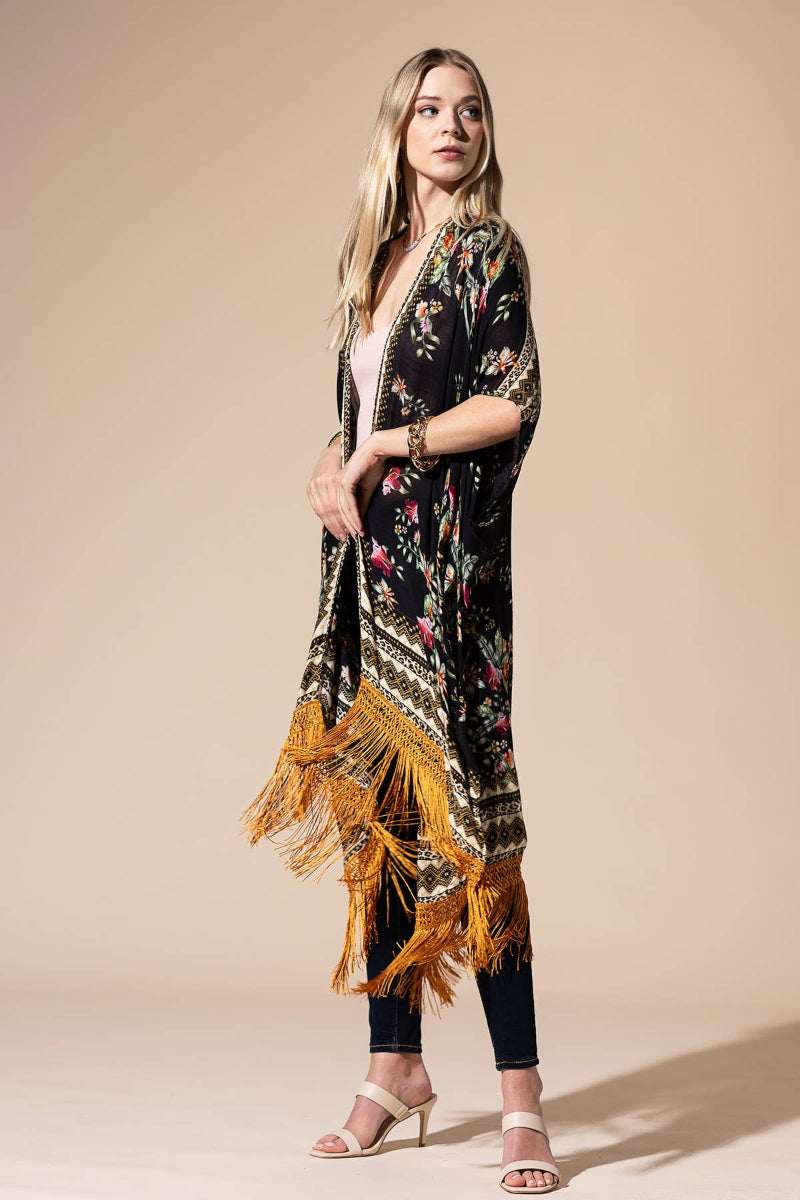 GALLIA FLORAL KIMONO
