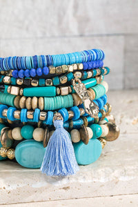 Stretch Bracelets, Charms & Beads