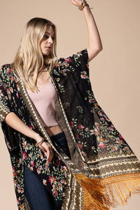 GALLIA FLORAL KIMONO