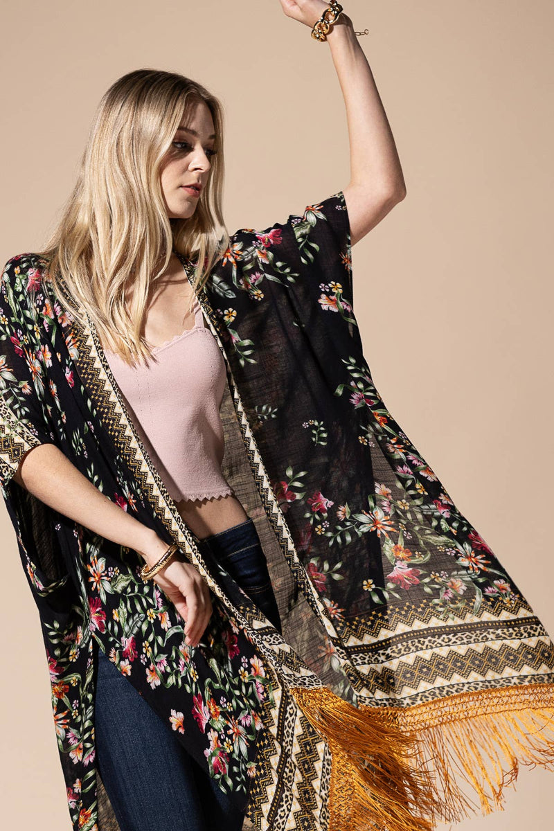 GALLIA FLORAL KIMONO