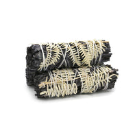 Smudge Stick Bundle 'Terra' Floral White Sage Pack of 2 Bundles, 4 inches