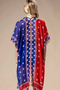 AMERICAN FLAG KIMONO