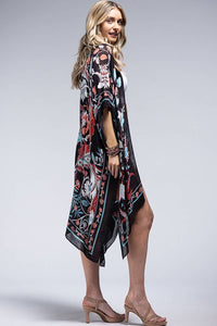 LEAF AND FLOWER KIMONO