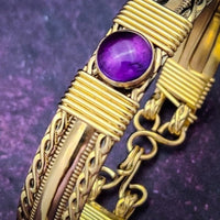 BABYLON Amethyst and 14K Gold Filled Bracelet