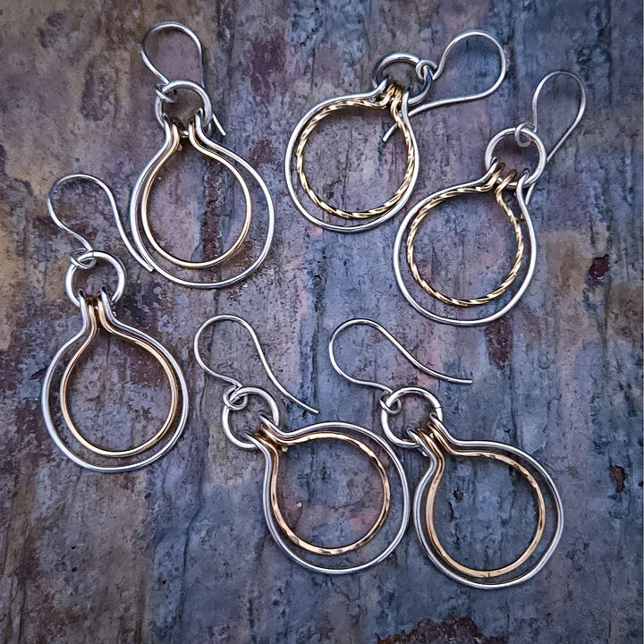 Double Bubble Earrings are destined to become your new 'classic'. The clean, simple design is created to compliment all the jewelry in your collection.