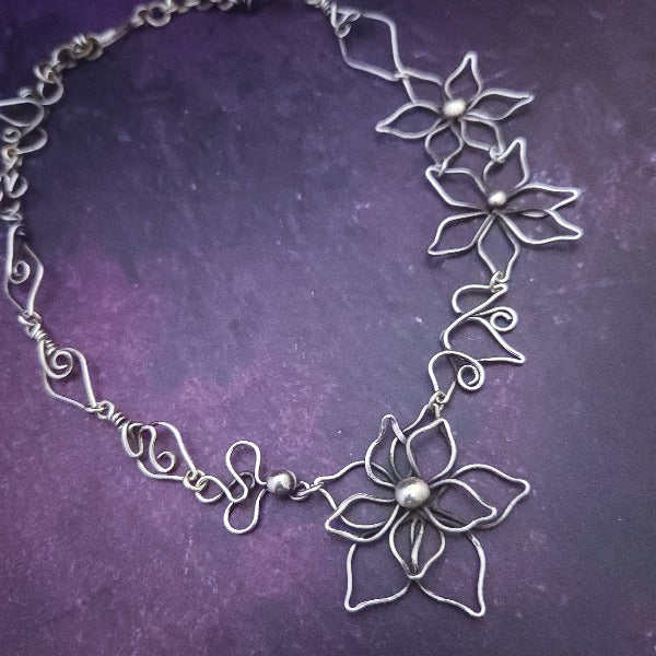 Ready To Ship Garden Silhouettes, Dahlias & Lotus Blossoms {One-Of-A-Kind}