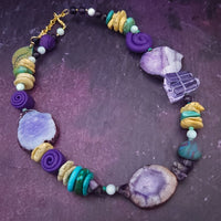 *READY TO SHIP, Lavi Gemstone Collar, One of A Kind