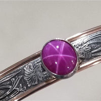 THE SWEETHEART COLLAR, Sterling, Rose Gold & Star Ruby {Limited Release thru Feb 2025}