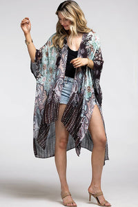 MINT CHOCOLATE KIMONO