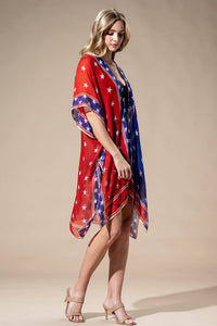 AMERICAN FLAG KIMONO