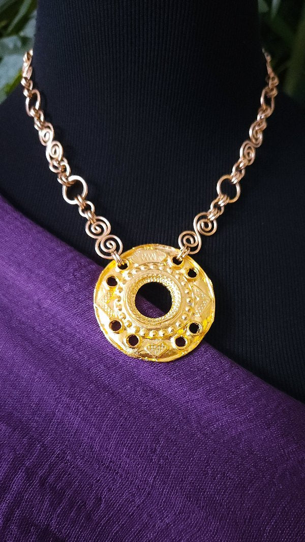 * READY TO SHIP RIO Soft Infinity Chain Collar, Golden