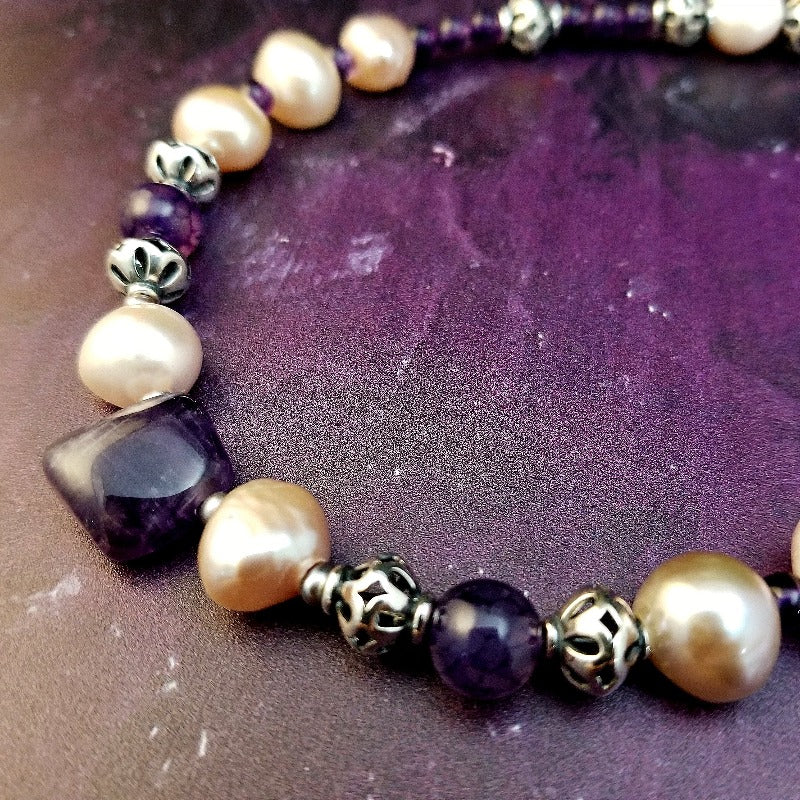 SOLD ~ Gemstone Necklace (One of A Kind) Ready to Ship #251