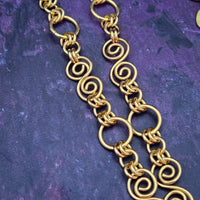 * READY TO SHIP RIO Soft Infinity Chain Collar, Golden