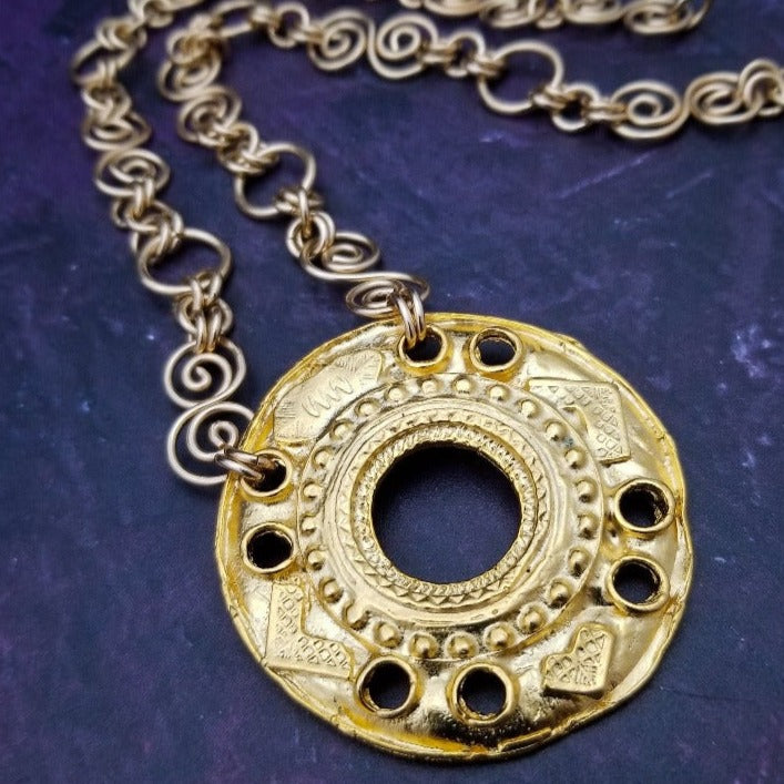 * READY TO SHIP RIO Soft Infinity Chain Collar, Golden