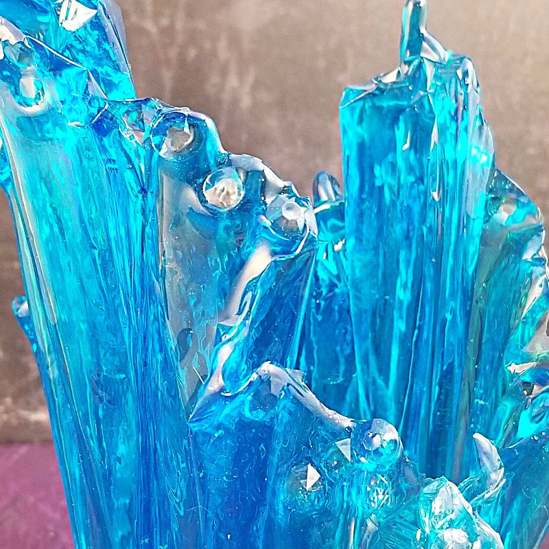 Resin Vase, Carribean Blue (Wyne-Smith Collection)