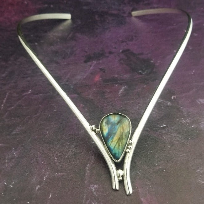 DAMALI LABRADORITE COLLAR (One of A Kind)