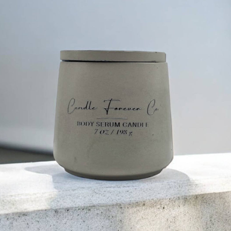 Luxury Body Serum Candle | White Linen Lotion Candle {Candle Forever Co.}