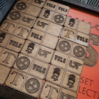 FOOTBALL DOMINO Game Set, Tennessee Edition