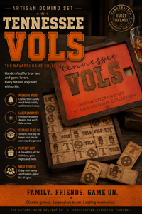 FOOTBALL DOMINO Game Set, Tennessee Edition
