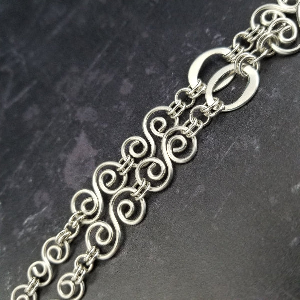 ARTISAN JEWELRY CLASS - Infinity Bezel Set Pendant & Chain Workshop, Intermediate Silversmithing, Studio Navarri {North / East Knoxville}