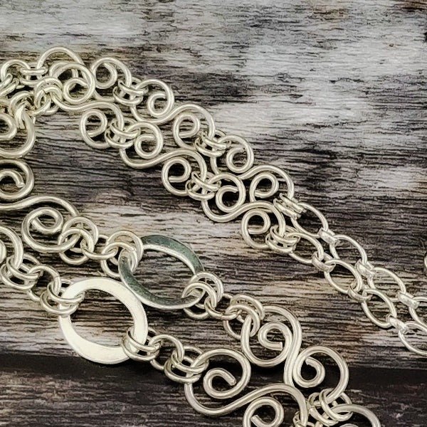 ARTISAN JEWELRY CLASS - Infinity Bezel Set Pendant & Chain Workshop, Intermediate Silversmithing, Studio Navarri {North / East Knoxville}