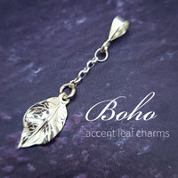 DOGWOOD SLIDES, Sterling Silver