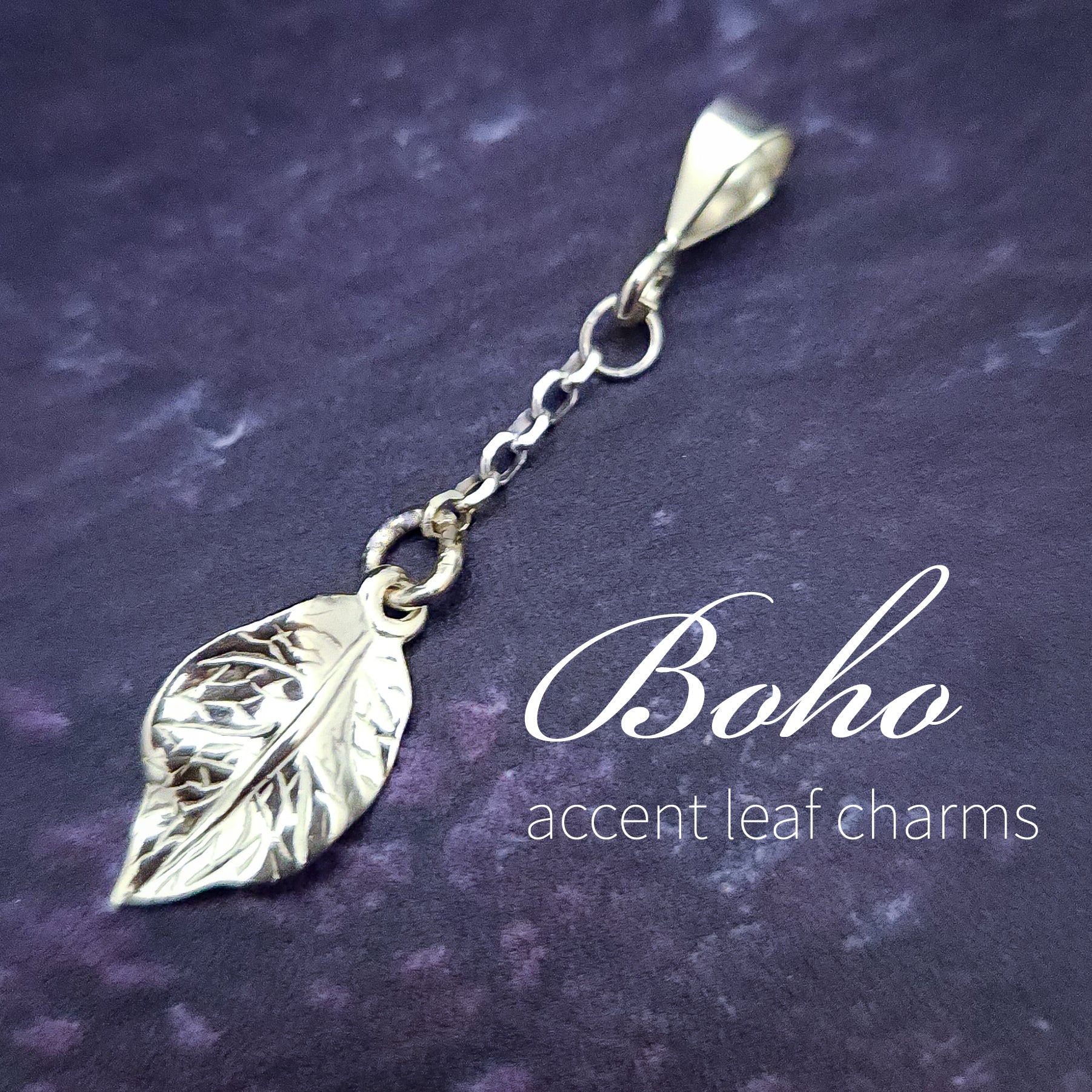 DOGWOOD SLIDES, Sterling Silver