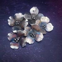 DOGWOOD Collar Enhancers, Sterling Silver