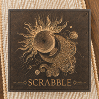 SCRABBLE Game Set, PERSONALIZED Celestial Winds - The Navarri Game Collection