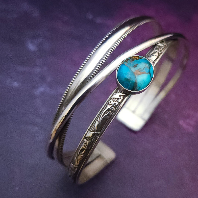 ARTISAN JEWELRY CLASS - INTERMEDIATE SOLDERING, Crossover Gemstone Cuffs, Saturday Oct 25, Studio Navarri {North / East Knoxville}
