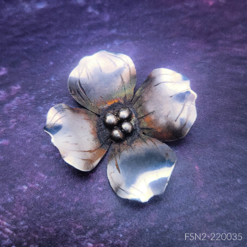 DOGWOOD Collar Enhancers, Sterling Silver