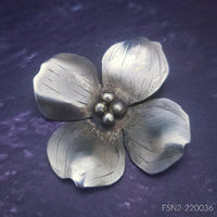 DOGWOOD Collar Enhancers, Sterling Silver