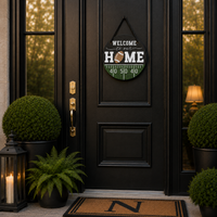 DOOR SIGN - Welcome to Our House, Football Themed