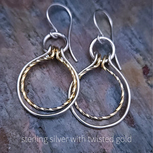 Double Bubble Earrings are destined to become your new 'classic'. The clean, simple design is created to compliment all the jewelry in your collection.