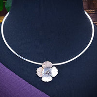 DOGWOOD SLIDES, Sterling Silver