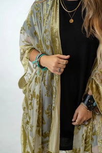 CRUSHIN ON YOU VELVET KIMONO