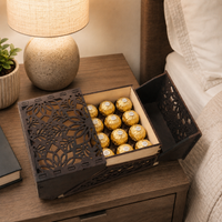 Kommano Box, Storage or Gift Box, Expresso & Natural