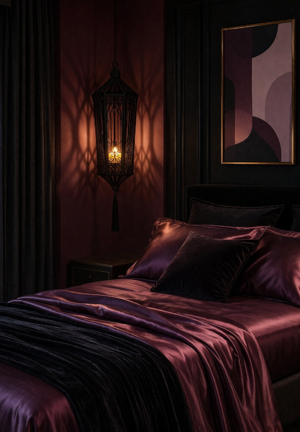 MOROCCAN HANGING CANDLE LANTERNS, Matte Black