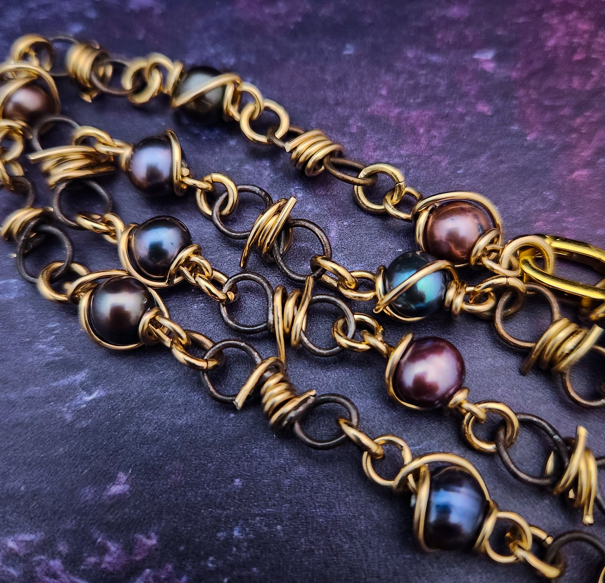 ARTISAN JEWELRY CLASS - BRAMBLES & PEARLS BRACELETS, Sunday, May 3rd, Studio Navarri {North / East Knoxville}