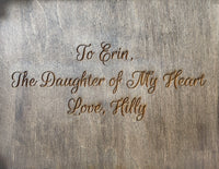 WOODLAND Storage or Jewelry Box (can be personalized)