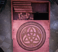 Heritage SCRABBLE Game Set, CELTIC KNOT Edition - The Navarri Game Collection