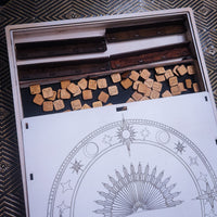 SCRABBLE Game Set | CELESTIAL COMPASS | FREE PERSONALIZATION