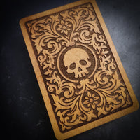 PLAYING CARDS Magnetic Storage Box, Skull